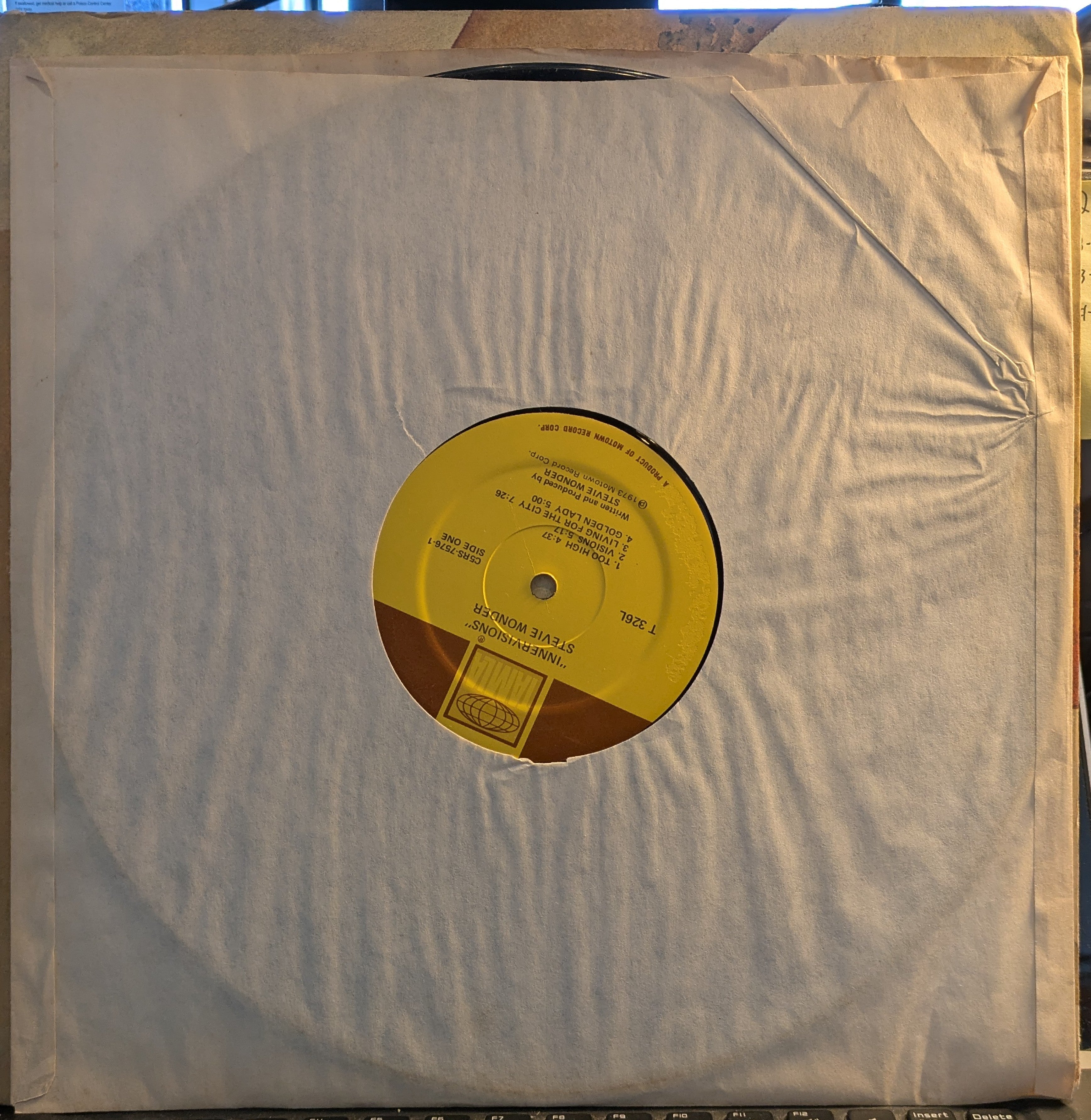 Stevie Wonder - Innervisions (VINYL) | Excellent (EX) Excellent (EX)