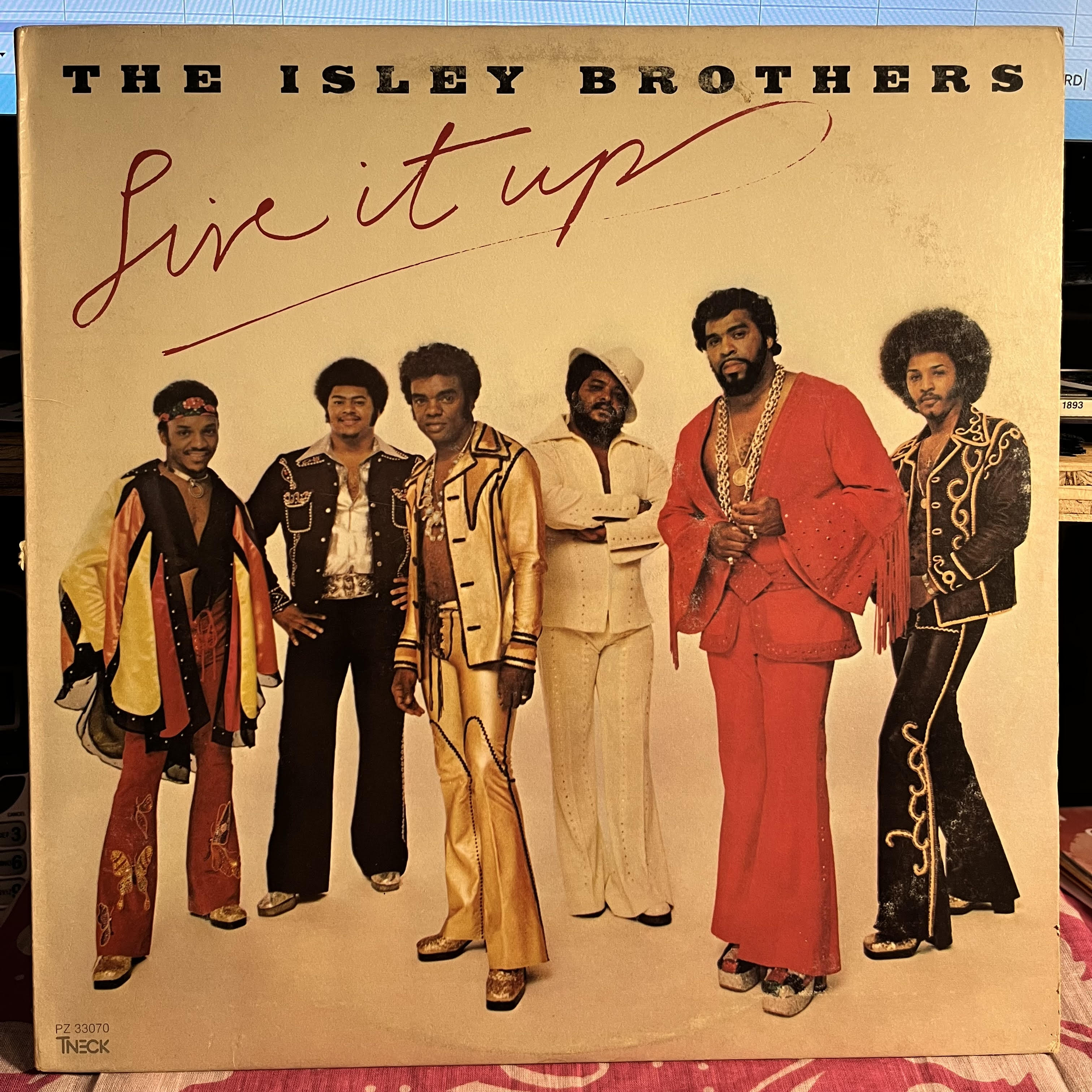 The Isley Brothers - Live It Up *PITMAN* | Excellent (EX) Very Good Plus (VG+)