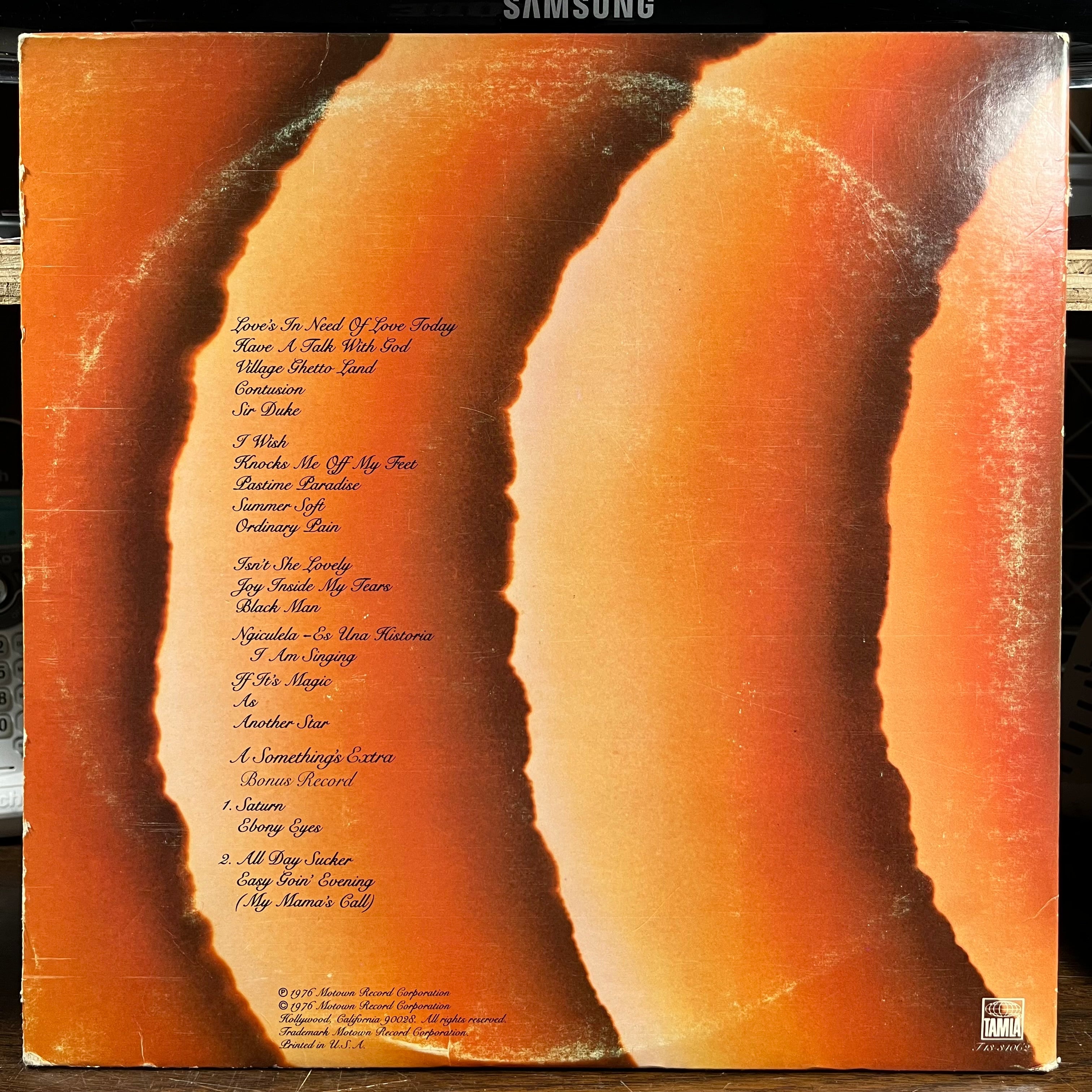 Stevie Wonder - Songs In The Key Of Life (2xVINYL) | Excellent (EX) Very Good (VG)