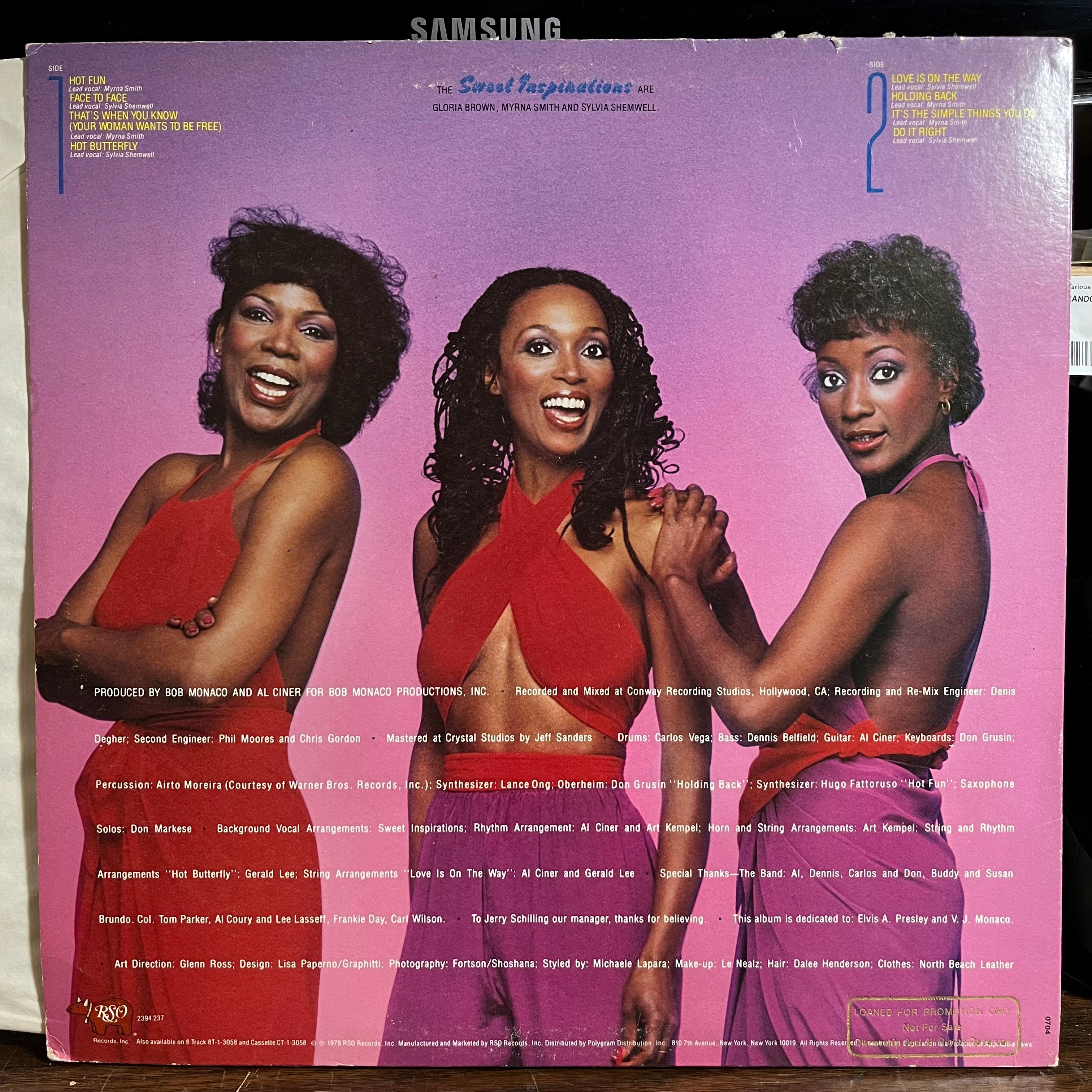 The Sweet Inspirations - Hot Butterfly (VINYL) | Excellent (EX) Excellent+ (EX+)