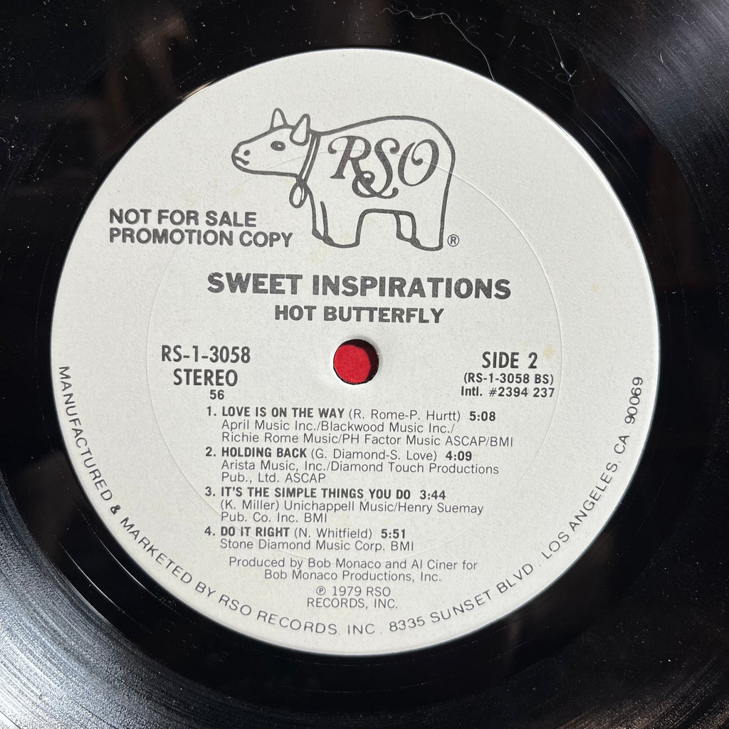The Sweet Inspirations - Hot Butterfly (VINYL) | Excellent (EX) Excellent+ (EX+)