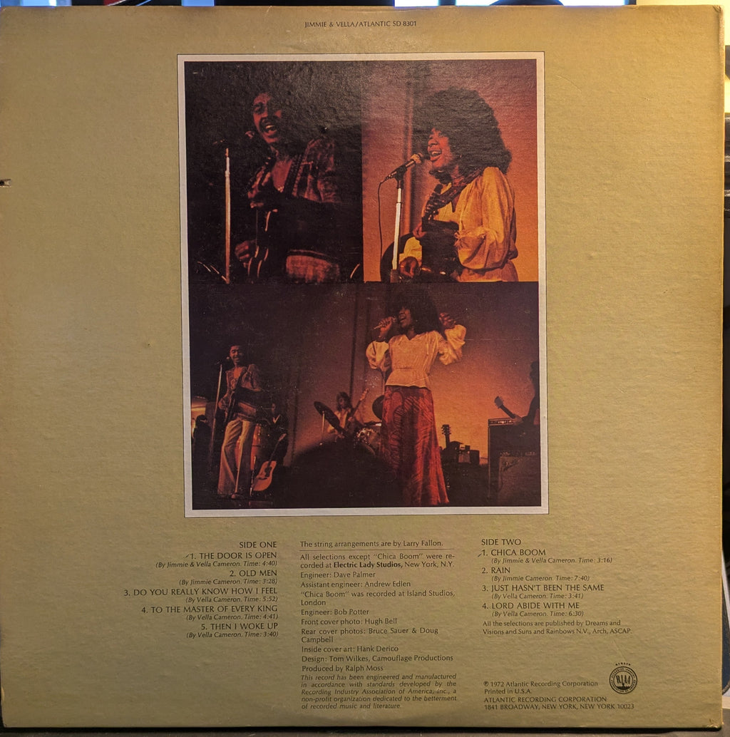 Jimmie & Vella Cameron - Jimmie & Vella (PROMO VINYL) | Excellent (EX) Very Good Plus (VG+)