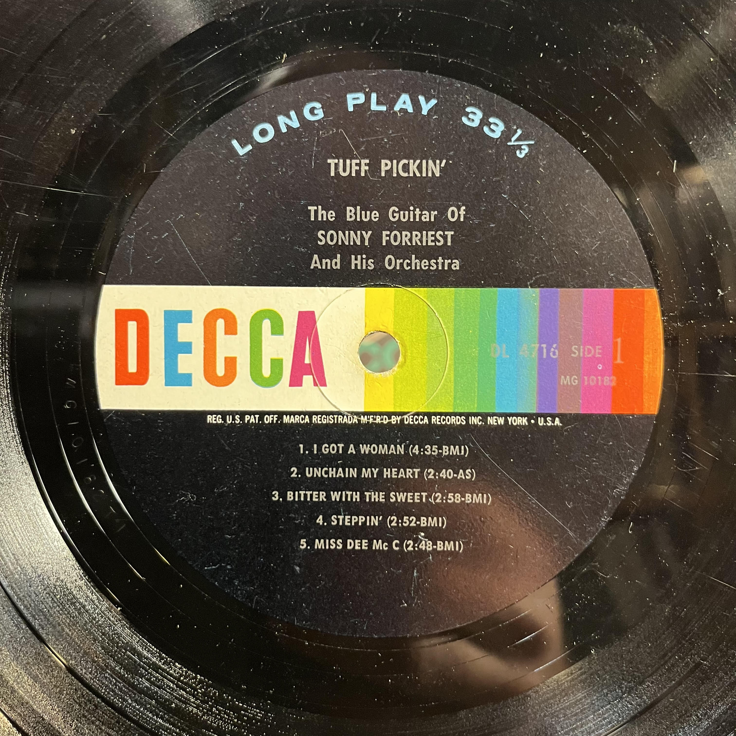 Sonny Forriest And His Orchestra - Tuff Pickin' *MONO* | Good Plus (G+) Very Good (VG)