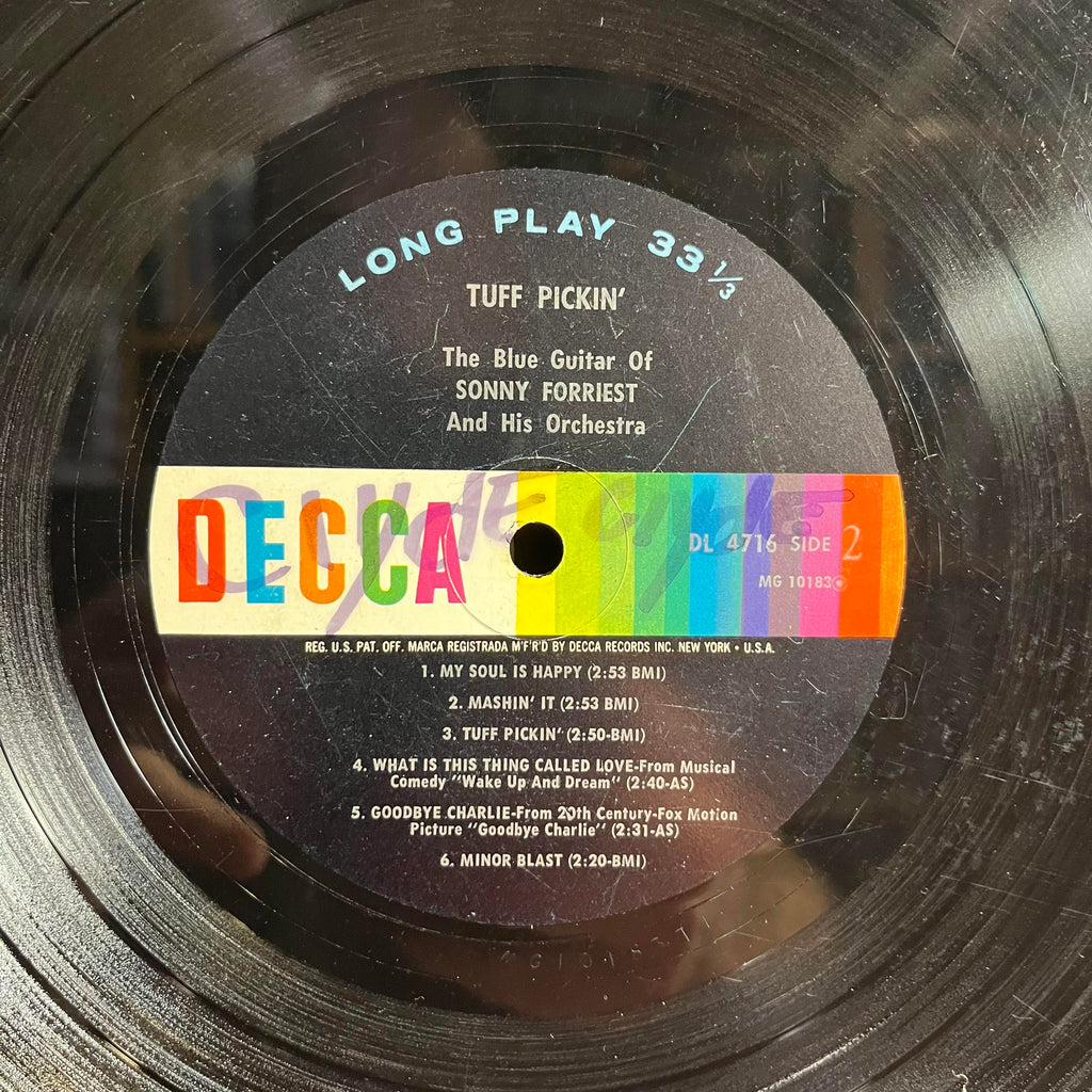 Sonny Forriest And His Orchestra - Tuff Pickin' *MONO* | Good Plus (G+) Very Good (VG)