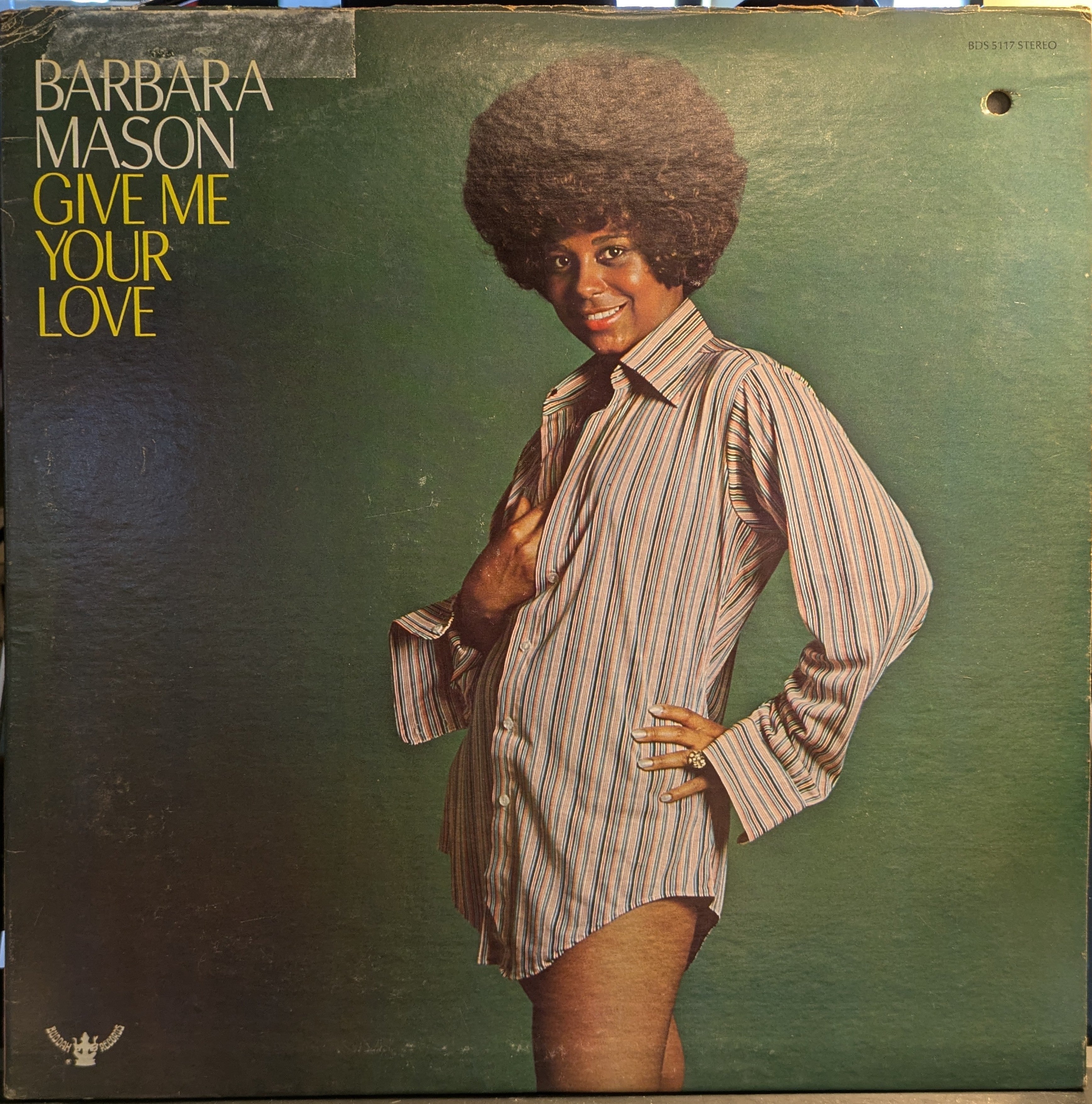 Barbara Mason - Give Me Your Love (PROMO VINYL) | Near Mint (NM) Very Good (VG)