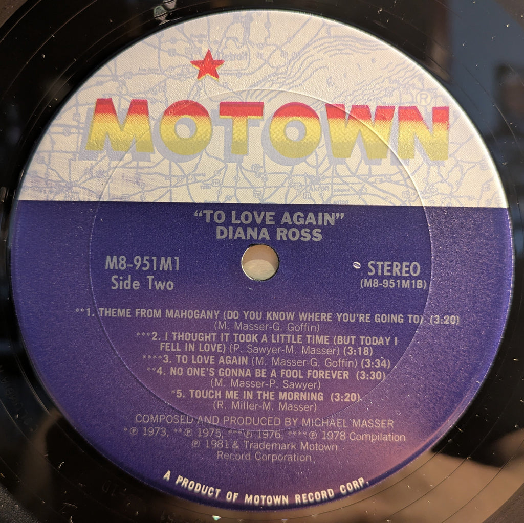 Diana Ross - To Love Again (VINYL) | Near Mint- (NM-) Near Mint (NM)