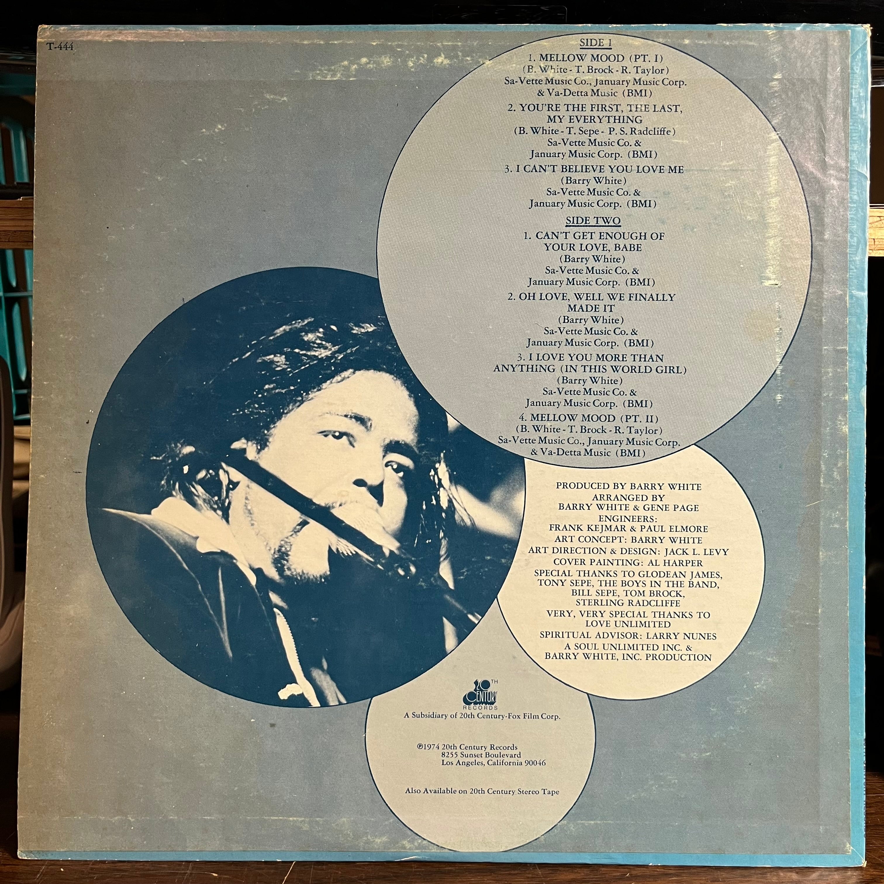 Barry White - Can't Get Enough (VINYL) | Near Mint- (NM-) Very Good Plus (VG+)