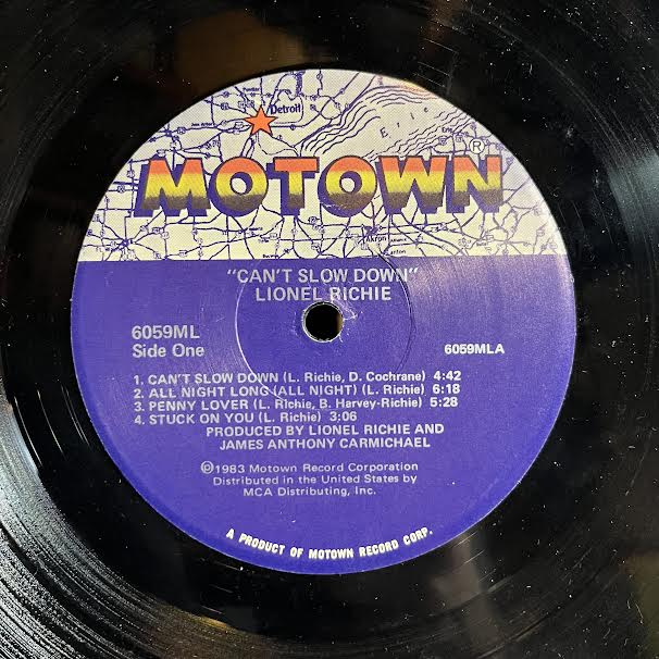Lionel Richie - Can't Slow Down (VINYL) | Near Mint- (NM-) Near Mint (NM)