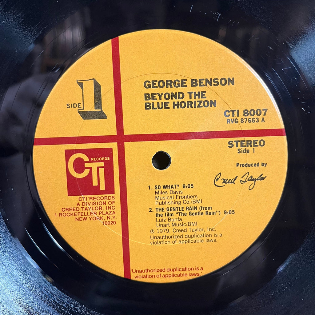 George Benson - Beyond The Blue Horizon (LP) | Near Mint (NM) Excellent+ (EX+)