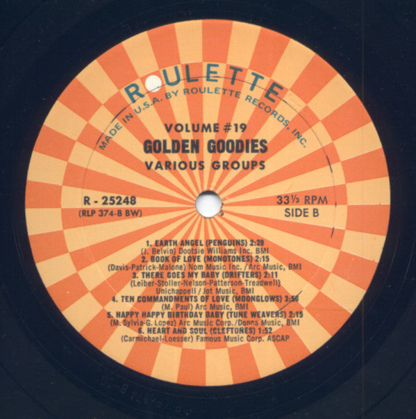 Various - Golden Goodies - Vol. 19 | Near Mint (NM) Near Mint (NM)