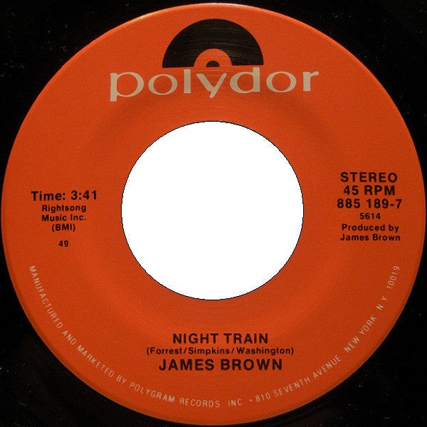 James Brown - Night Train / Papa's Got A Brand New Bag *45* | Near Mint (NM) Generic
