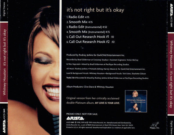 It's Not Right But It's Okay (CD) | Near Mint (NM) Excellent+ (EX+)