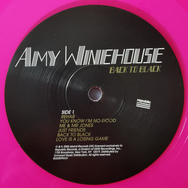 Amy Winehouse - Back To Black (PINK VINYL) | Near Mint (NM or M-) Mint (M)