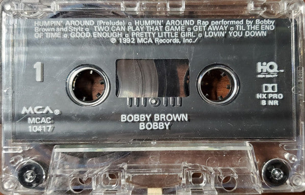 Bobby Brown - Bobby *CASSETTE* | Near Mint (NM) Near Mint (NM)
