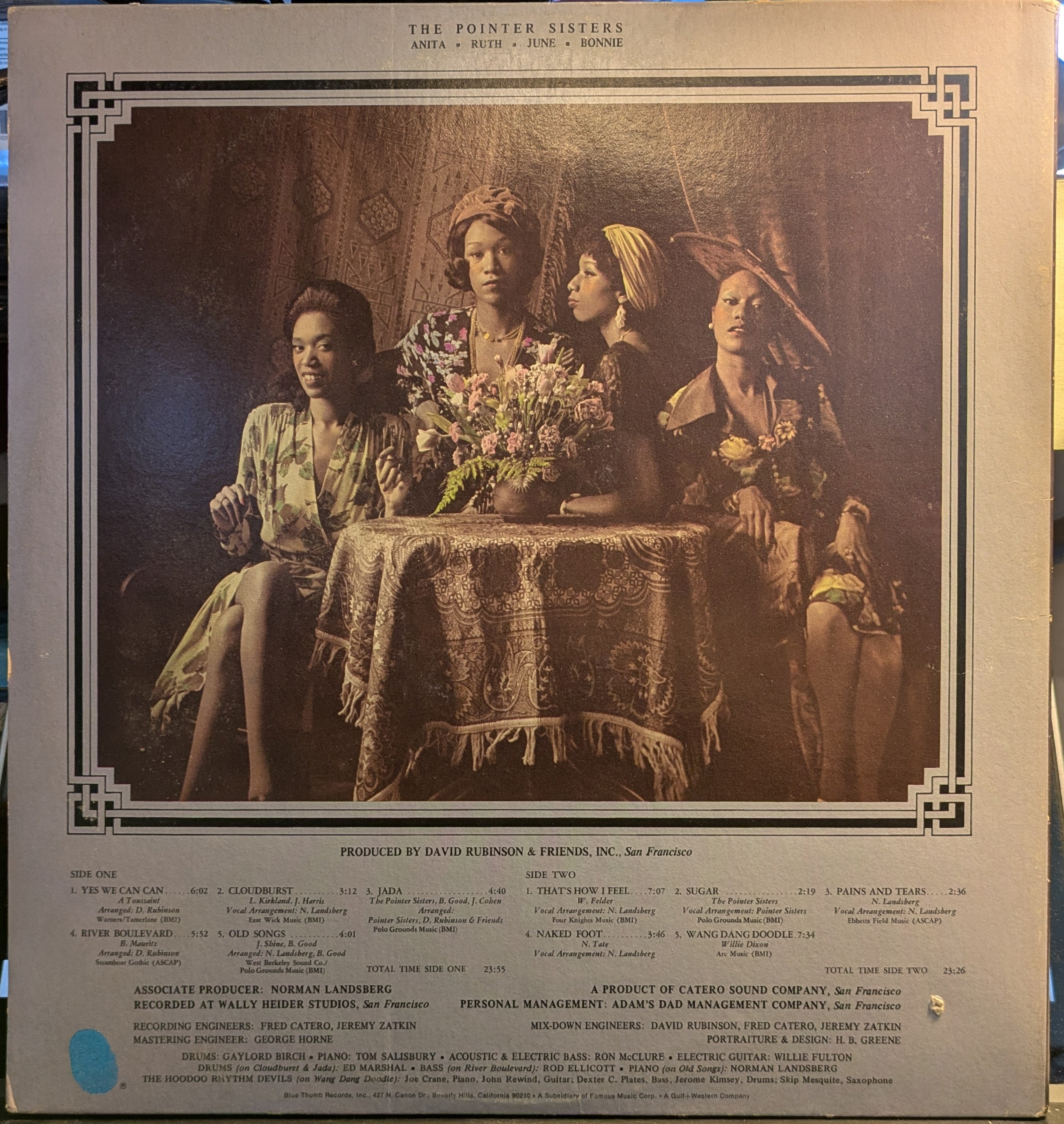 Pointer Sisters - The Pointer Sisters (VINYL) | Near Mint (NM) Very Good (VG)