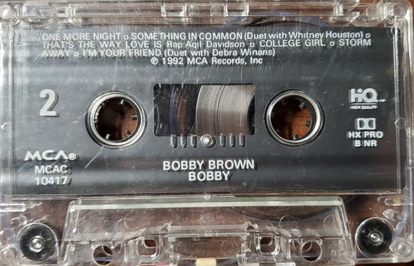 Bobby Brown - Bobby *CASSETTE* | Near Mint (NM) Near Mint (NM)