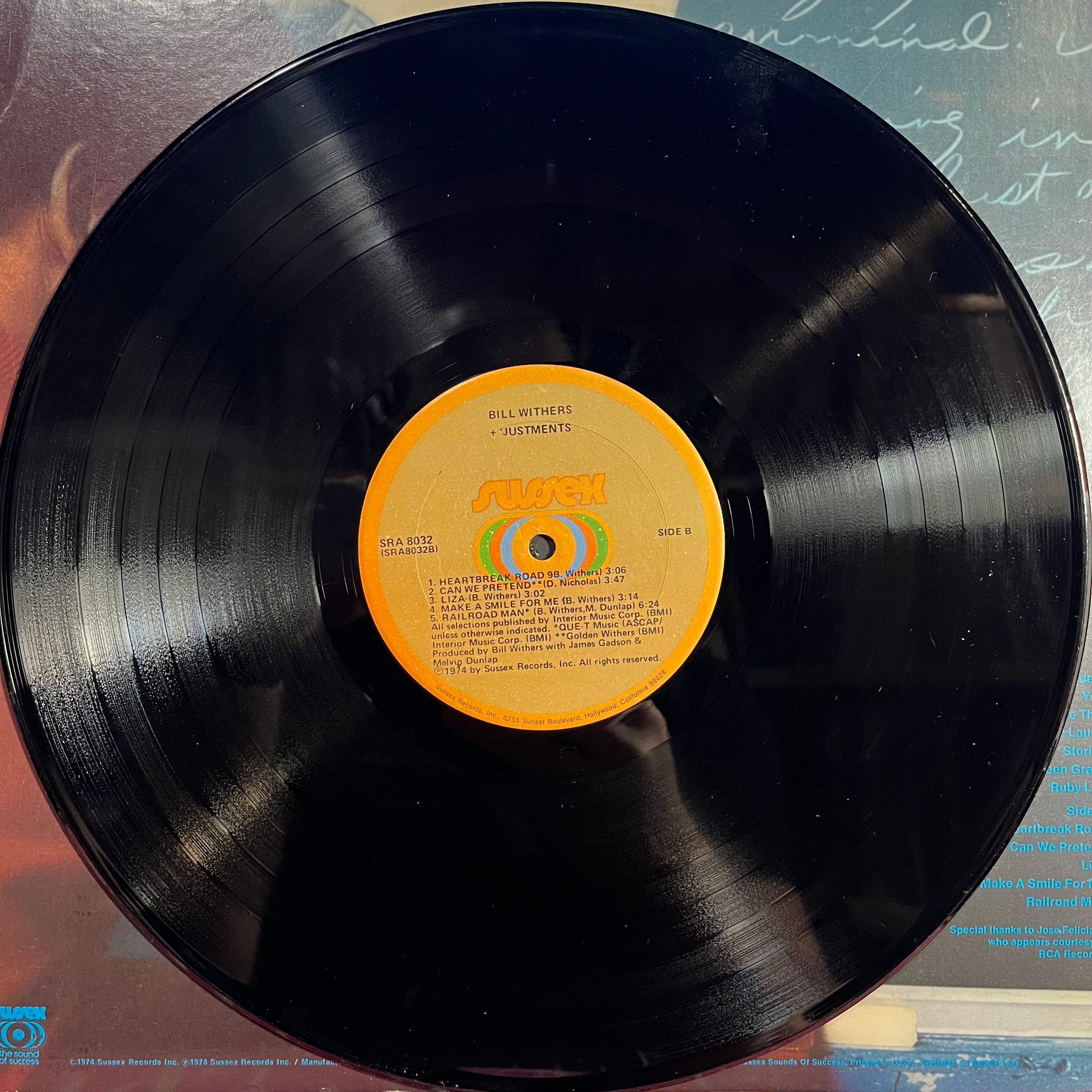 Bill Withers - +'Justments *SONIC PRESS* | Near Mint (NM) Near Mint (NM)