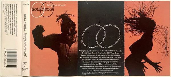 Soul II Soul - Keep On Movin' *CASSETTE* | Near Mint (NM) Near Mint (NM)