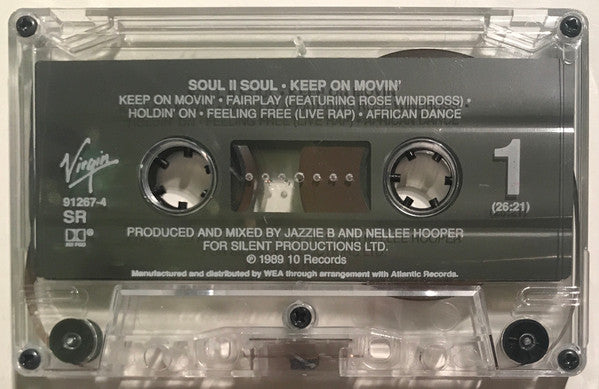 Soul II Soul - Keep On Movin' *CASSETTE* | Near Mint (NM) Near Mint (NM)