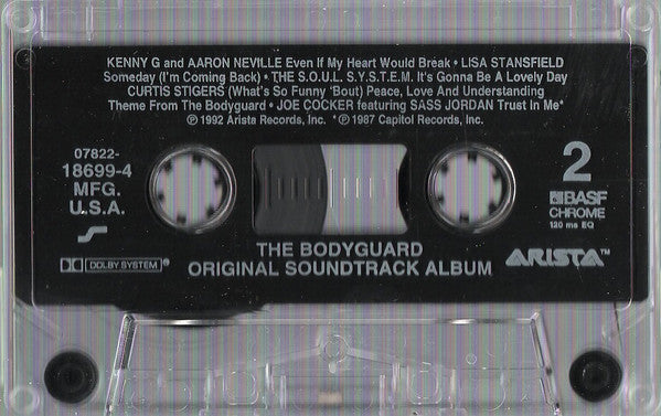 Various - The Bodyguard (Original Soundtrack Album) *CASSETTE* | Near Mint (NM) Near Mint (NM)