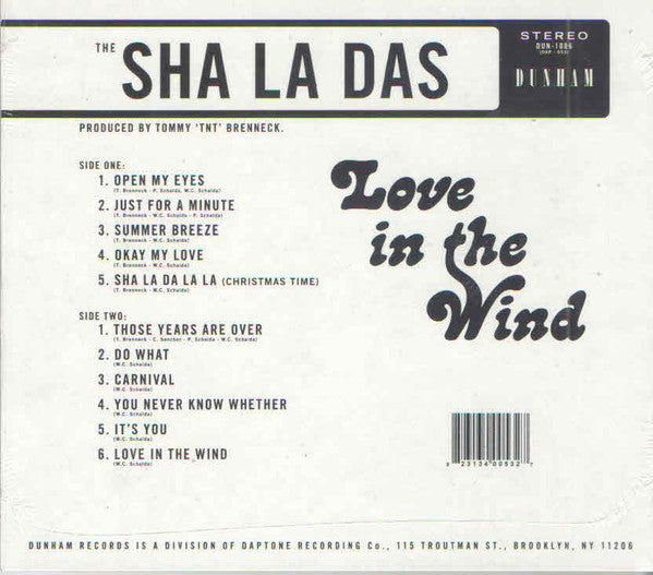The Sha La Das - Love In The Wind (CD) | Near Mint (NM) Near Mint (NM)