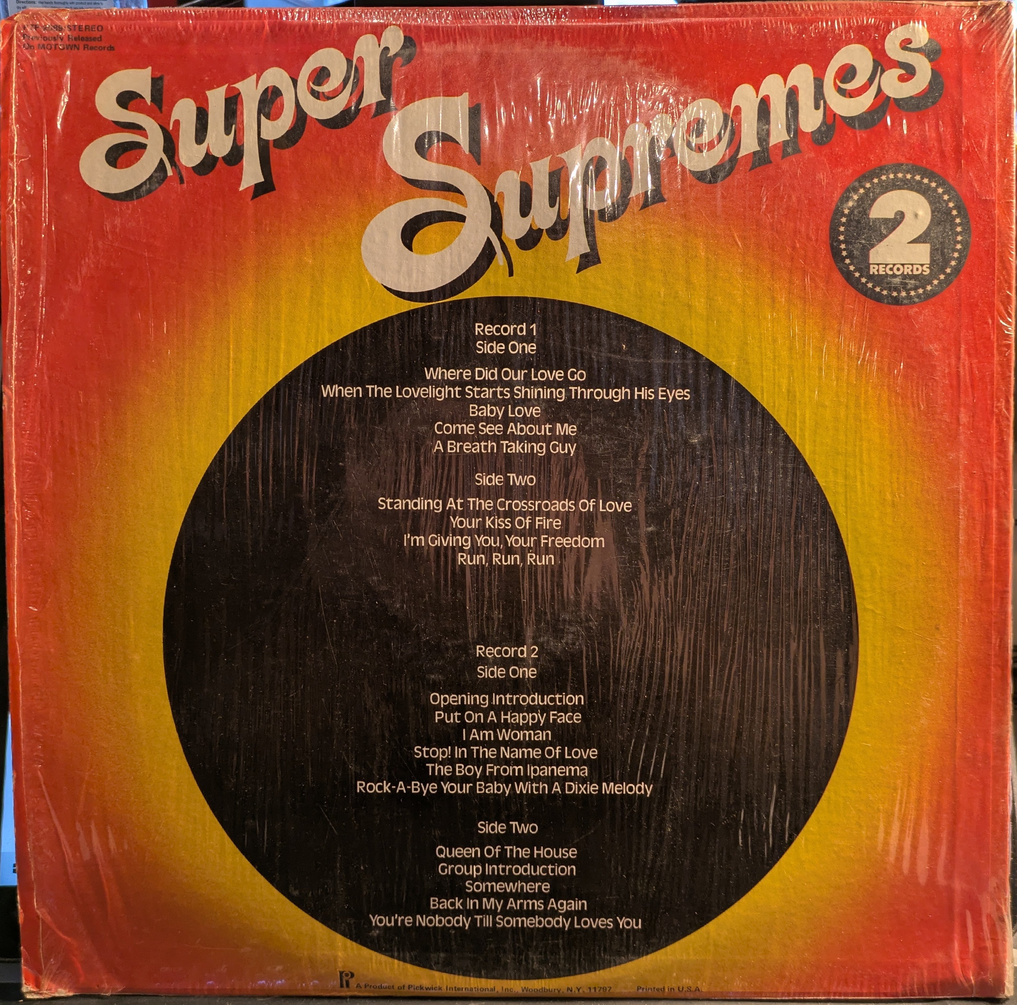 Super Supremes (2xVINYL) | Near Mint (NM) Excellent+ (EX+)