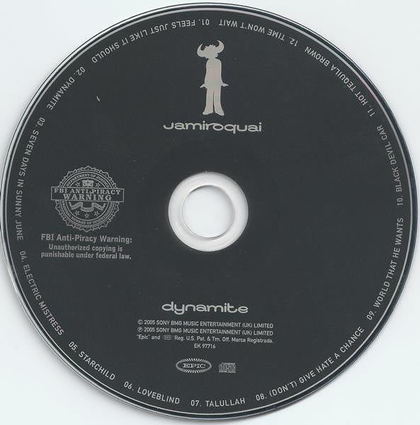 Jamiroquai - Dynamite (CD) | Near Mint (NM) Near Mint (NM)