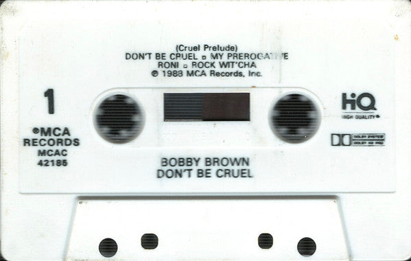 Bobby Brown - Don't Be Cruel *CASSETTE* | Near Mint (NM) Near Mint (NM)