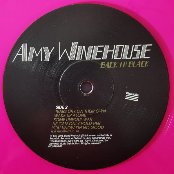 Amy Winehouse - Back To Black (PINK VINYL) | Near Mint (NM or M-) Mint (M)
