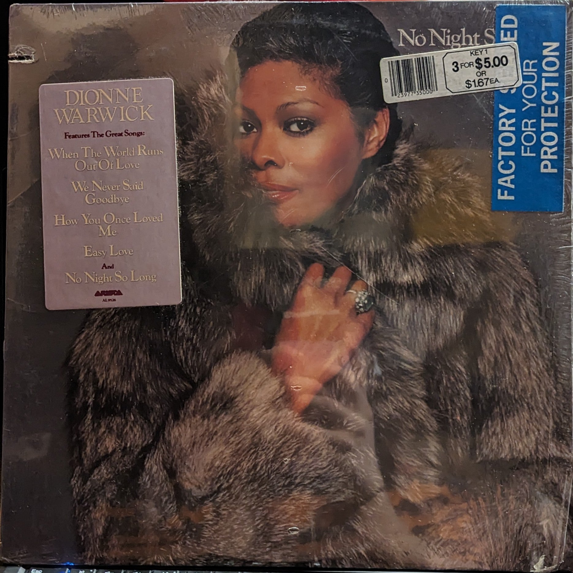 Dionne Warwick - No Night So Long *CLUB* | Near Mint (NM) Near Mint (NM)