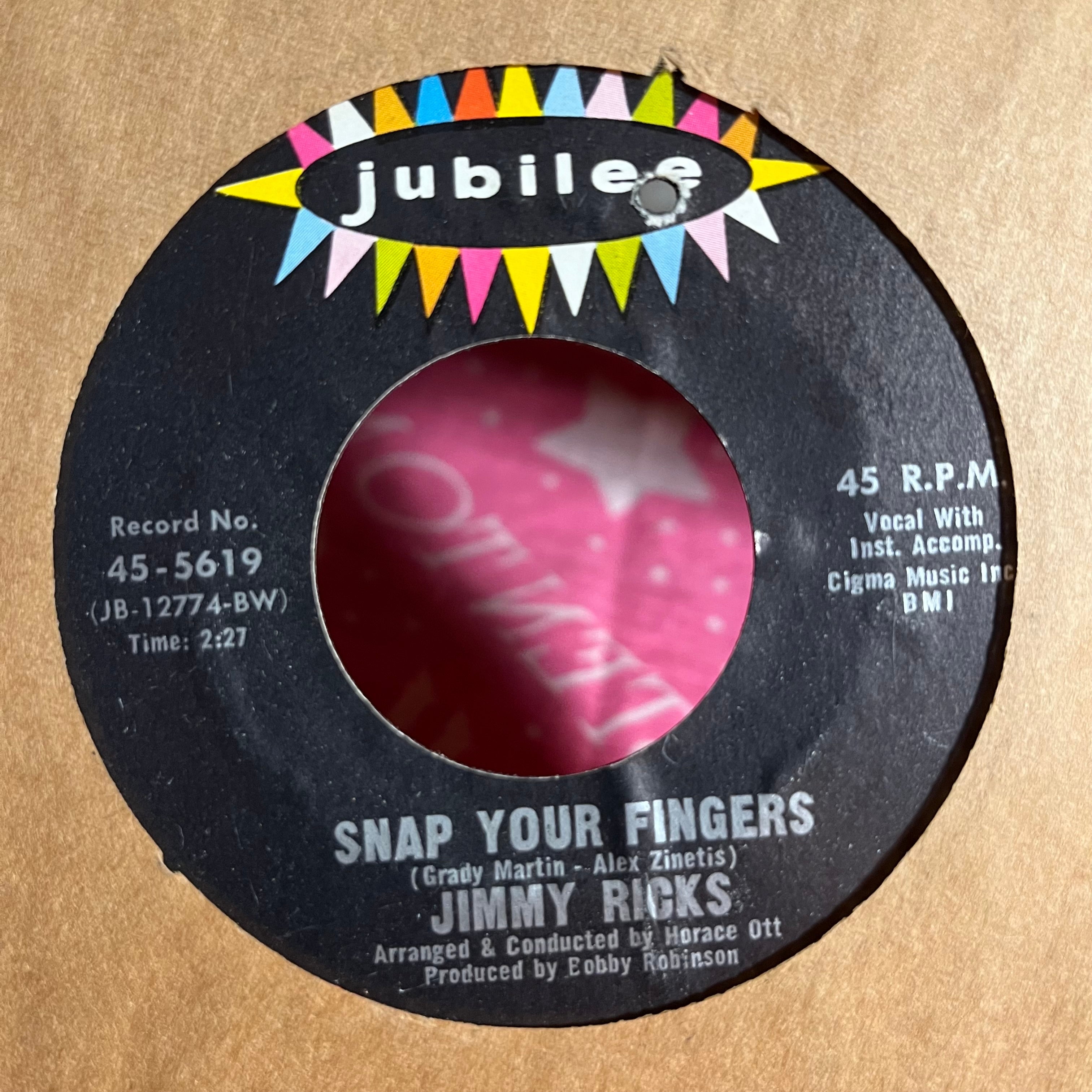 Jimmy Ricks (2) - Wigglin' And Gigglin' / Snap Your Fingers (7") | Generic