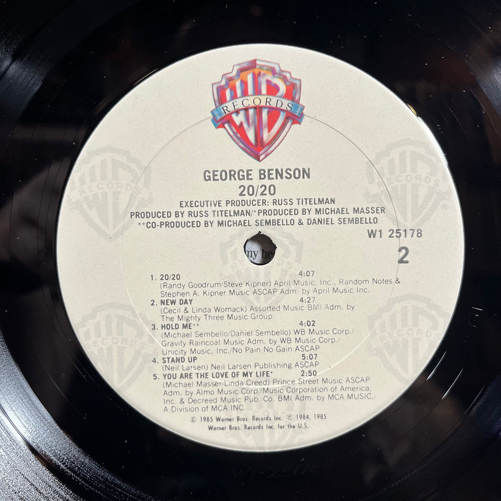 George Benson - 20/20 (LP) | Near Mint (NM) Near Mint (NM)