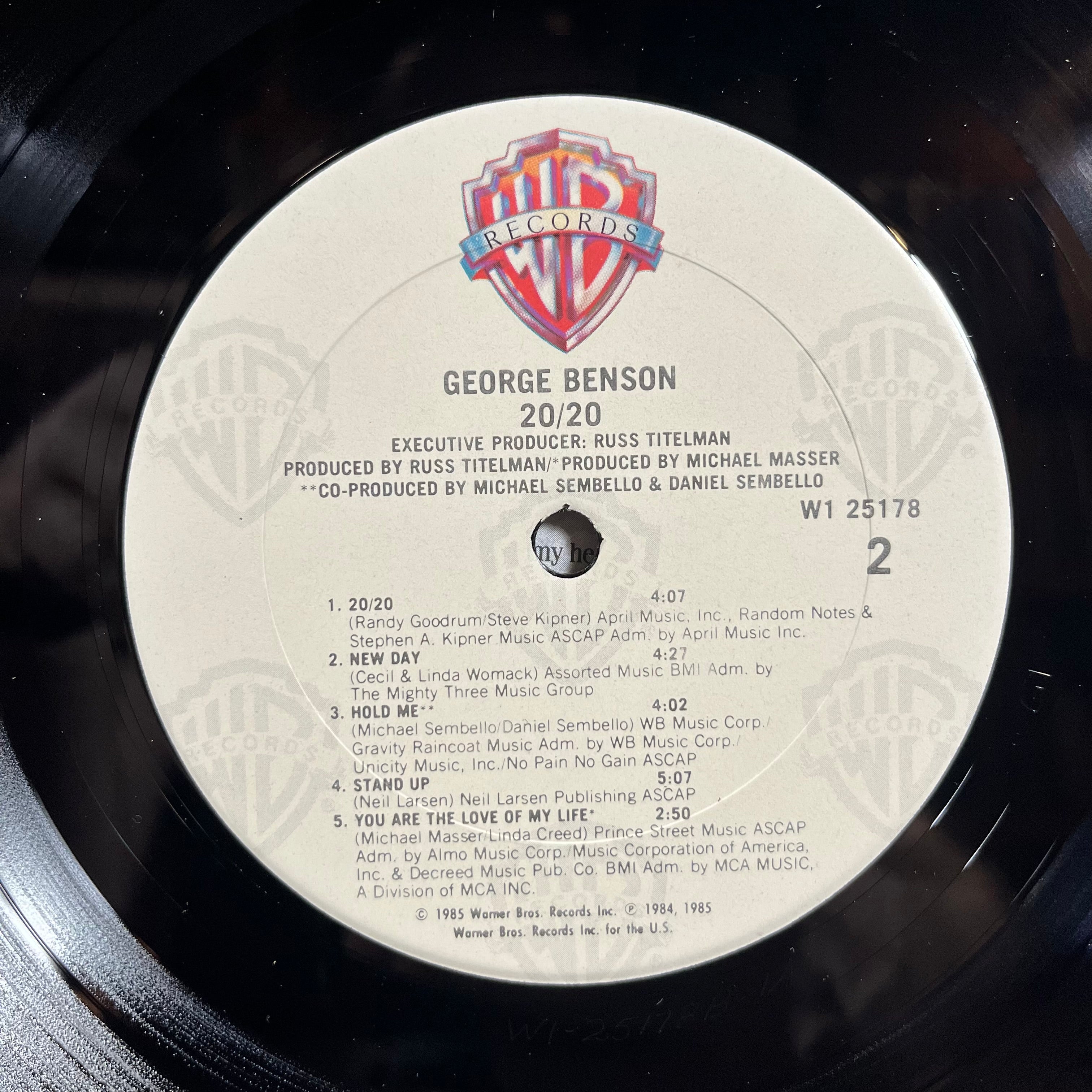 George Benson - 20/20 (LP) | Near Mint (NM) Near Mint (NM)