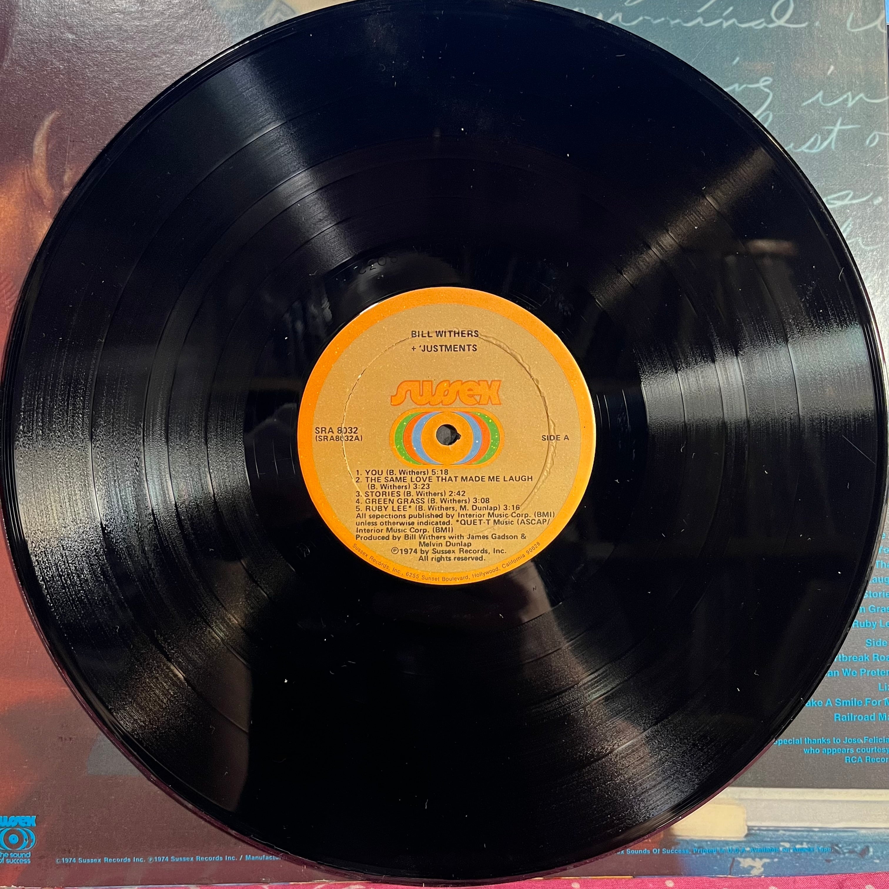 Bill Withers - +'Justments *SONIC PRESS* | Near Mint (NM) Near Mint (NM)