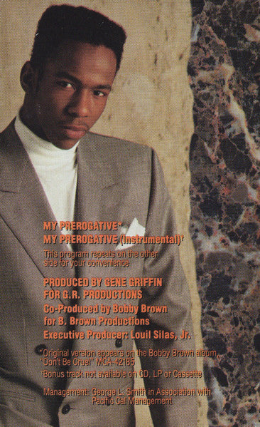Bobby Brown - My Prerogative *CASSETTE* | Near Mint (NM) Near Mint (NM)