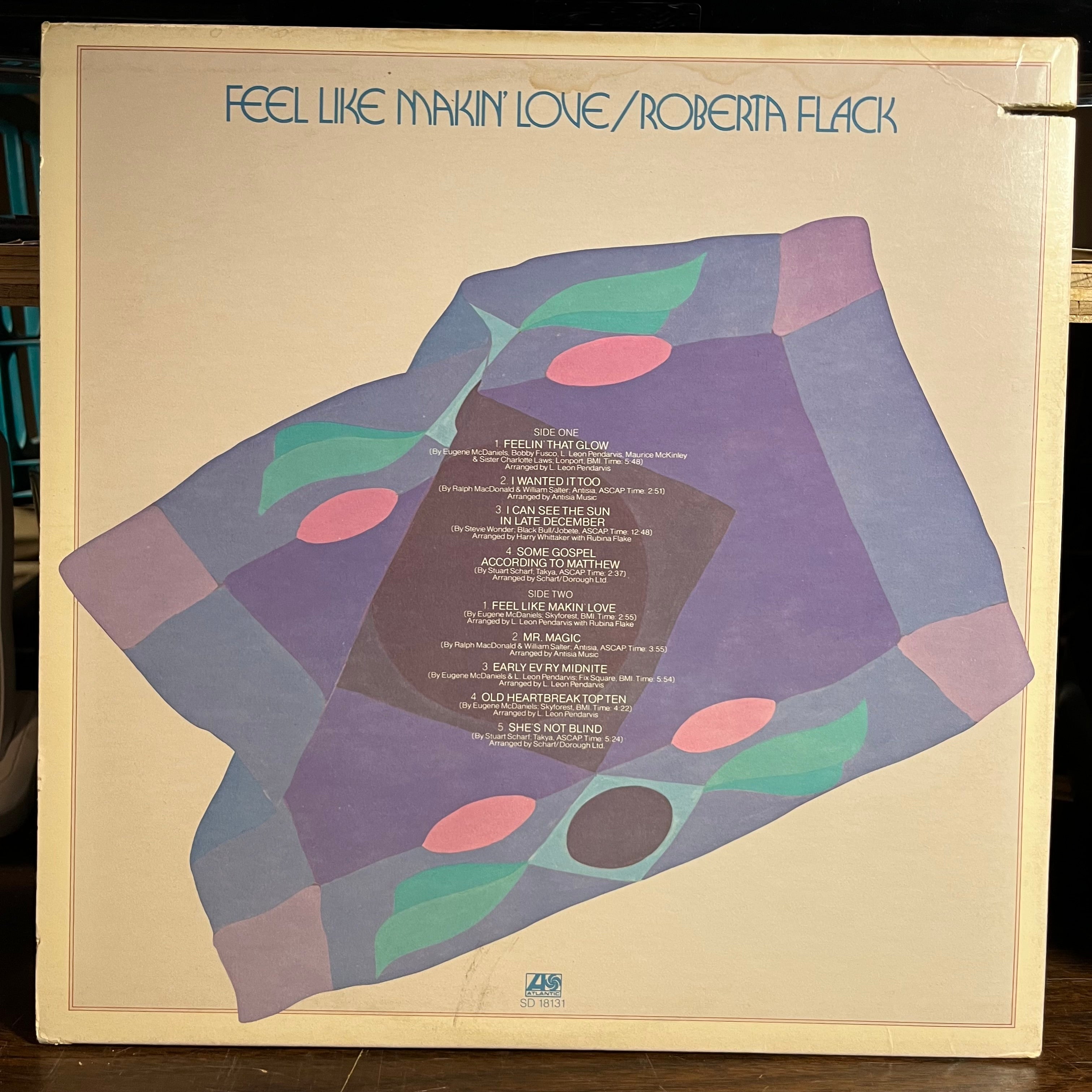 Roberta Flack - Feel Like Makin' Love (VINYL) | Near Mint (NM) Excellent+ (EX+)
