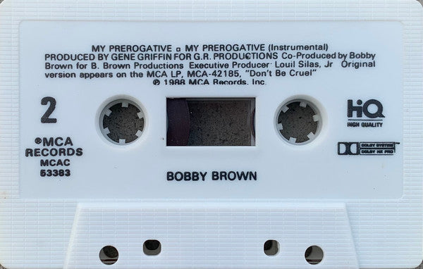 Bobby Brown - My Prerogative *CASSETTE* | Near Mint (NM) Near Mint (NM)