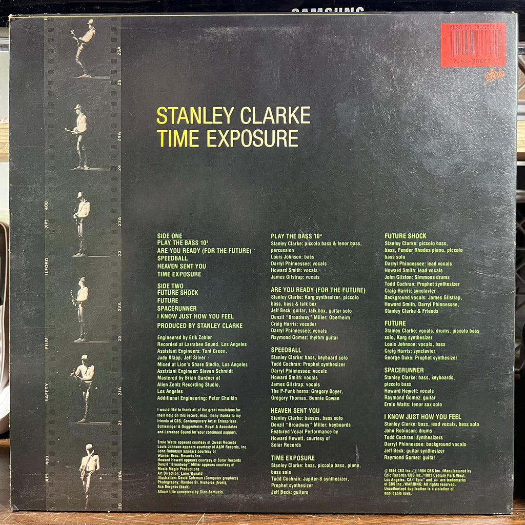 Stanley Clarke - Time Exposure (LP) | Near Mint (NM) Excellent (EX)