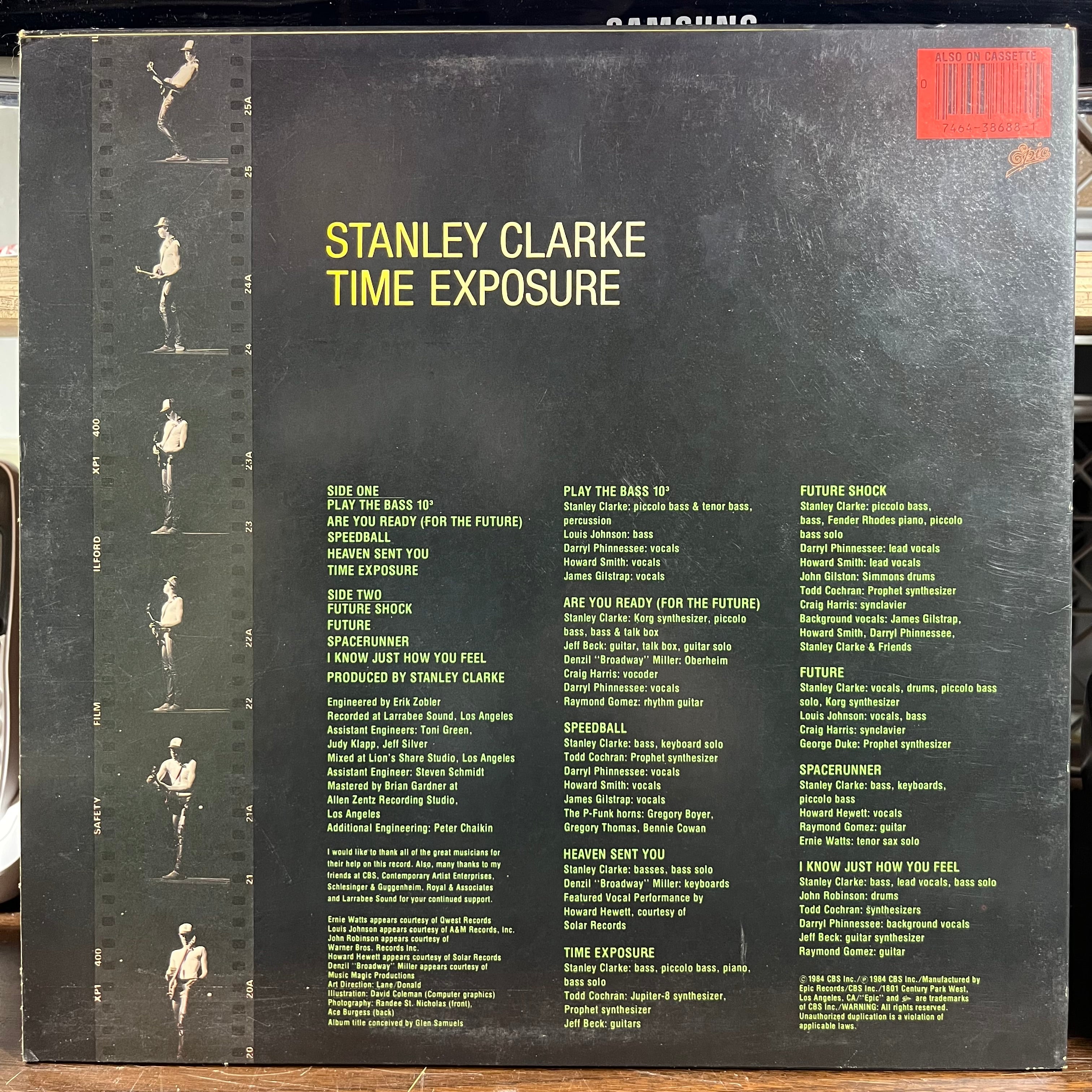Stanley Clarke - Time Exposure (LP) | Near Mint (NM) Excellent (EX)