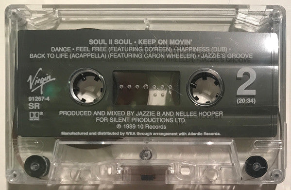 Soul II Soul - Keep On Movin' *CASSETTE* | Near Mint (NM) Near Mint (NM)