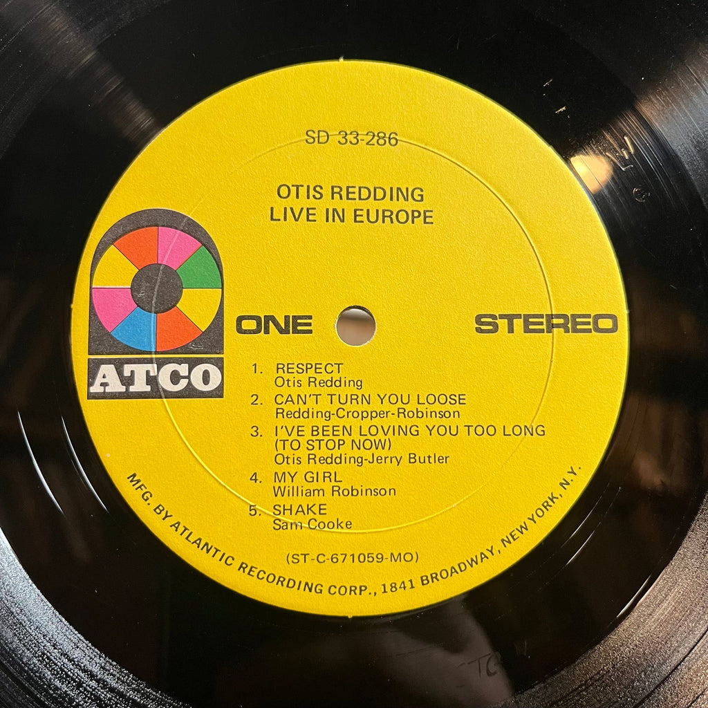 Otis Redding - Live In Europe (VINYL) | Very Good (VG)