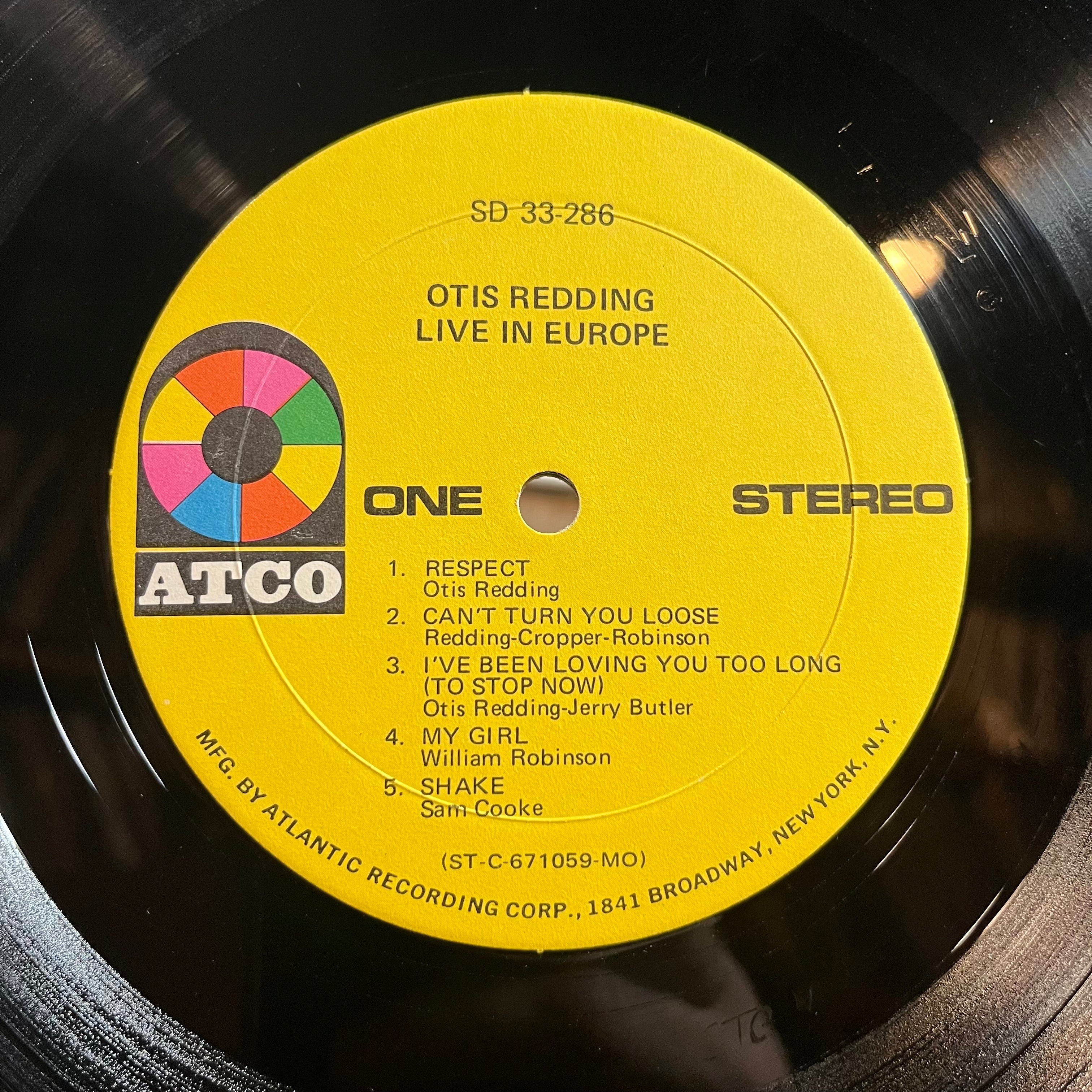 Otis Redding - Live In Europe (VINYL) | Very Good (VG)