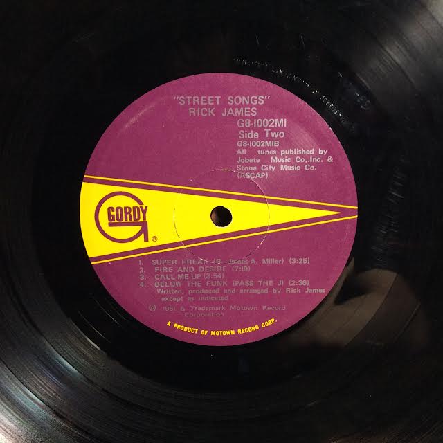 Rick James - Street Songs (VINYL) | Very Good Plus (VG+) Excellent (EX)
