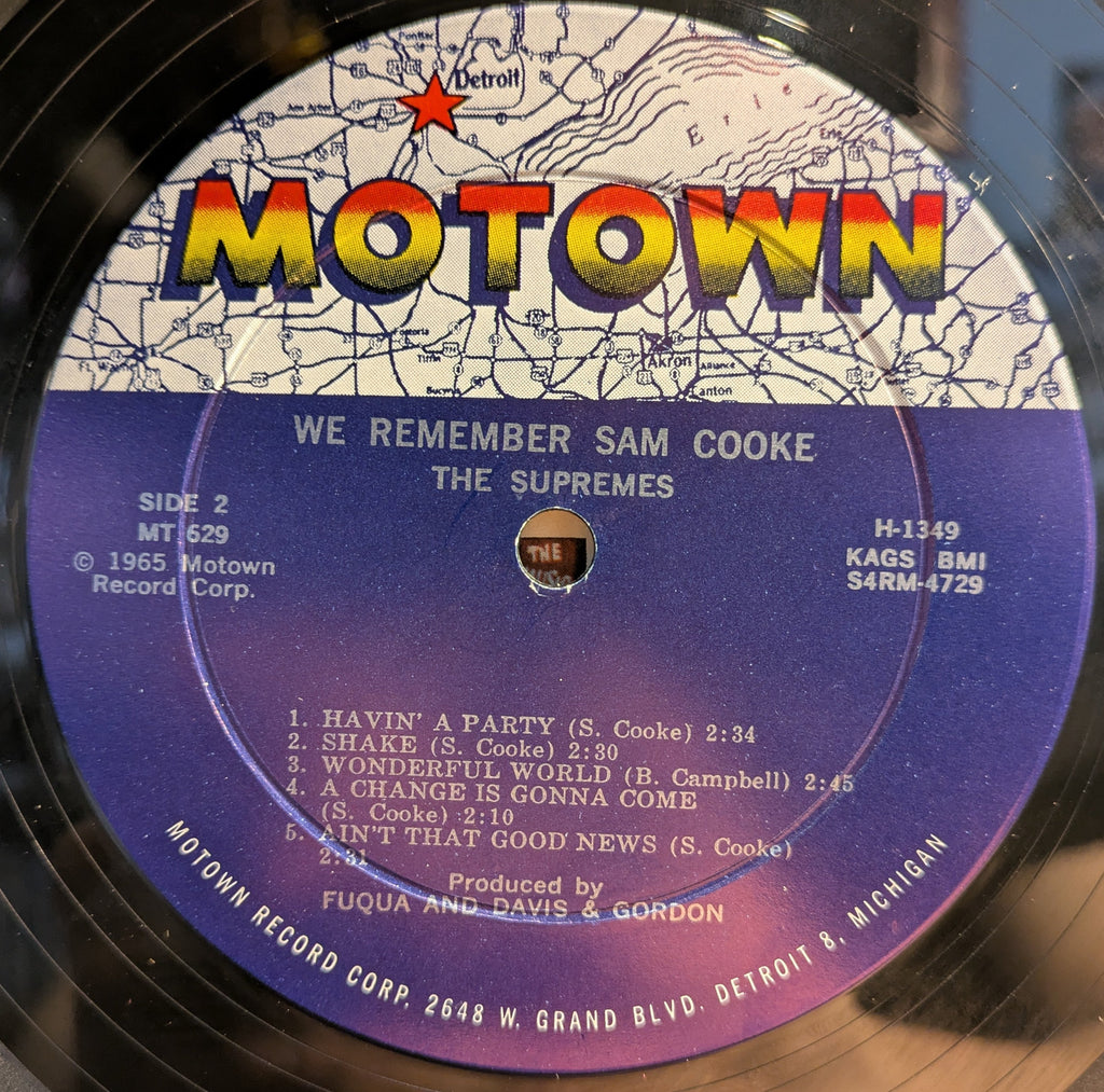 The Supremes - We Remember Sam Cooke (VINYL) | Very Good Plus (VG+) Very Good Plus (VG+)