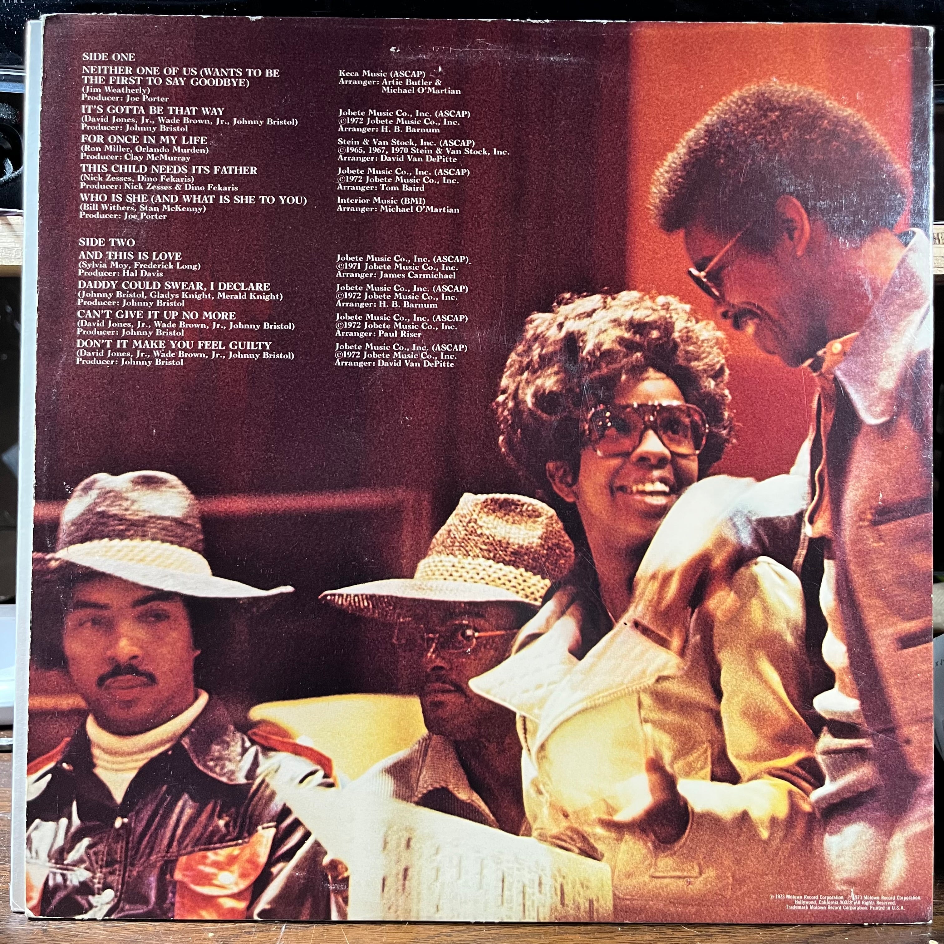 Gladys Knight And The Pips - Neither One Of Us (VINYL) | Very Good Plus (VG+) Excellent+ (EX+)