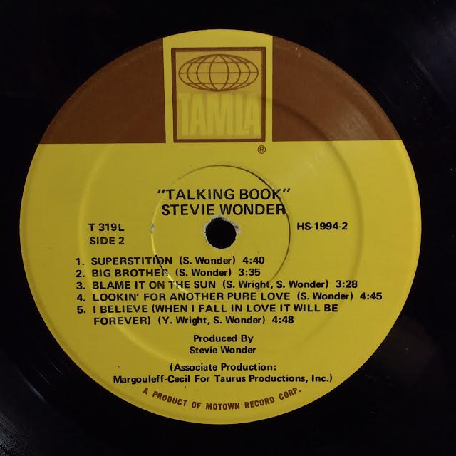 Stevie Wonder - Talking Book (VINYL) | Very Good (VG) Very Good Plus (VG+)