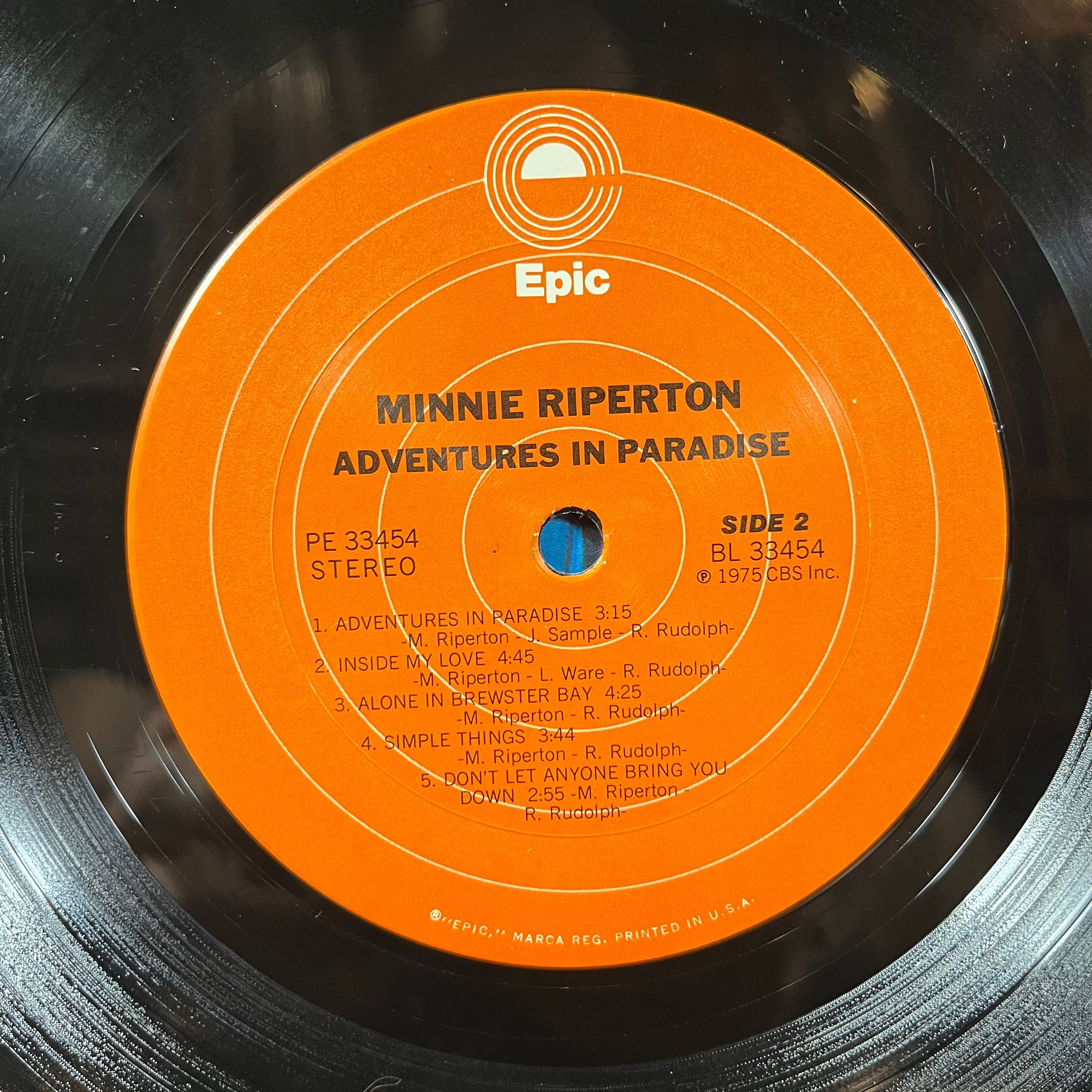 Minnie Riperton - Adventures In Paradise (VINYL) | Very Good (VG) Excellent (EX)