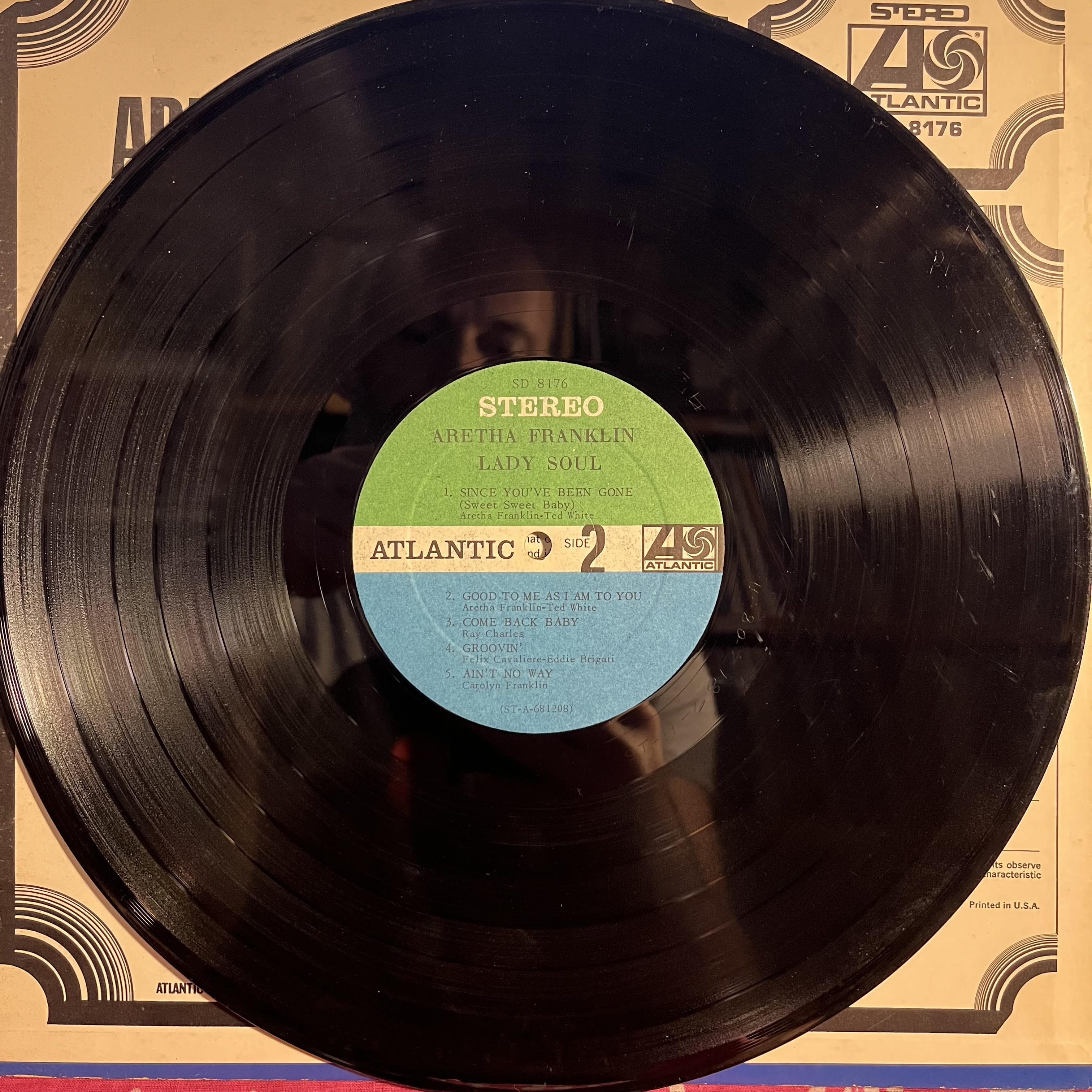 Aretha Franklin - Lady Soul *PRESSWELL/HYPE* | Very Good (VG) Excellent (EX)