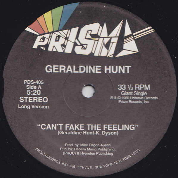 Can't Fake The Feeling | Mint (M) Generic