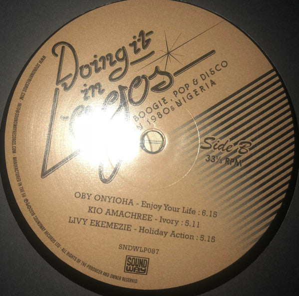 Various - Doing It In Lagos (Boogie, Pop & Disco In 1980s Nigeria) (3LP) | Mint (M) Excellent (EX)